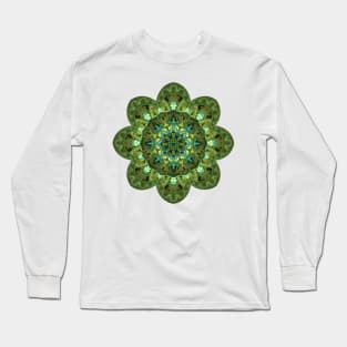 Fractal Mandala Long Sleeve T-Shirt